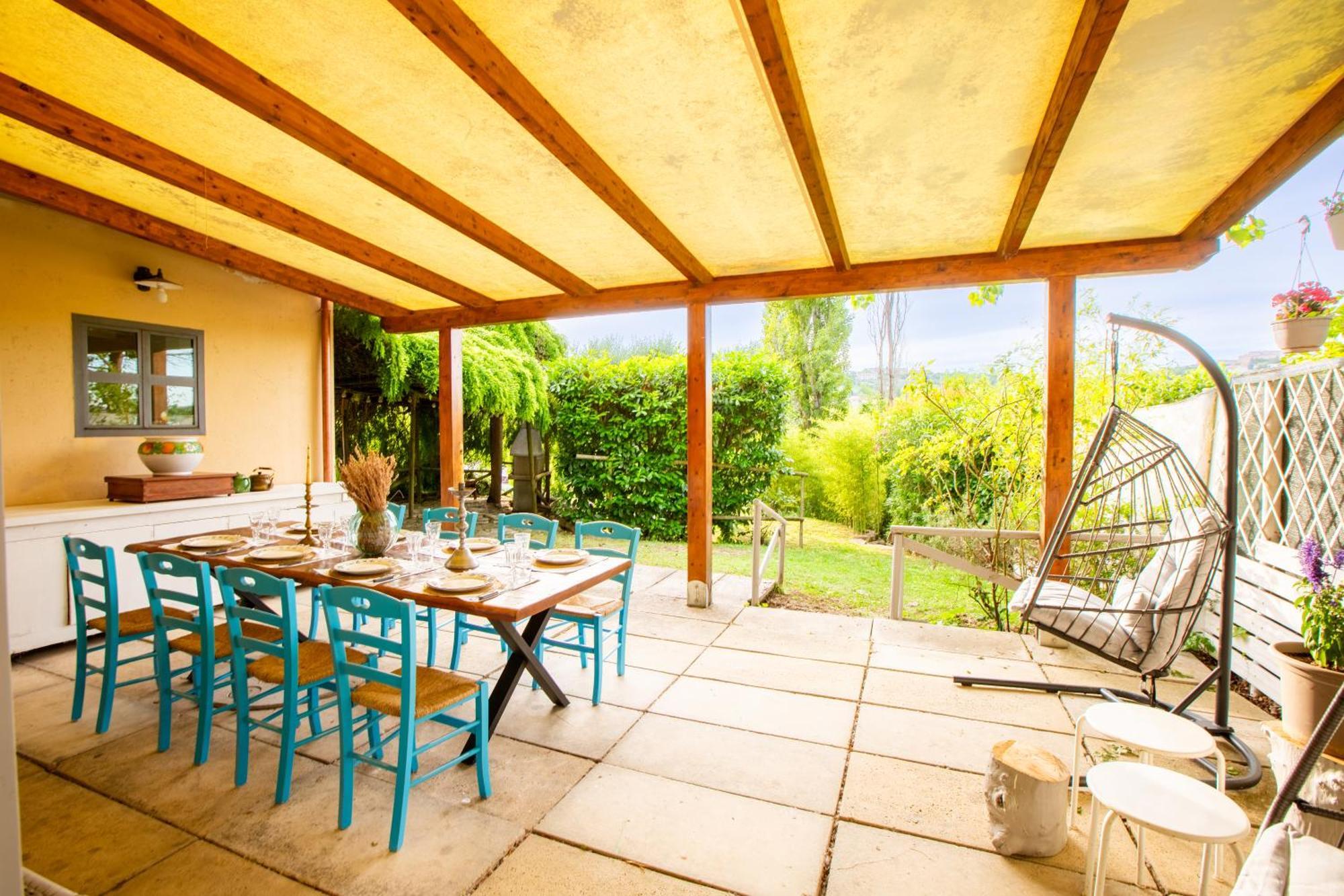 Grande Villa Storica Per Vacanze Con Giardino Privato E Piscina Ostra Екстер'єр фото